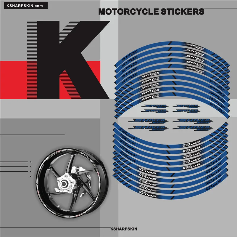 Motorcycle tyre Stickers inner wheel reflective decoration decals for APRILIA SHIVER750 shiver 750
Motorcycle tyre Stickers inner wheel reflective decoration decals for APRILIA SHIVER750 shiver 750