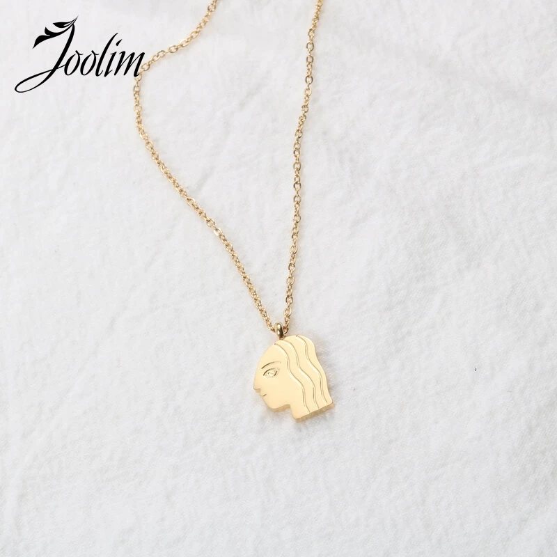 Joolim Jewelry PVD Gold Finish Fahionable Antique Roms Face Pendant Necklace Stylish Stainless Steel Necklace
Joolim Jewelry PVD Gold Finish Fahionable Antique Roms Face Pendant Necklace Stylish Stainless Steel Necklace