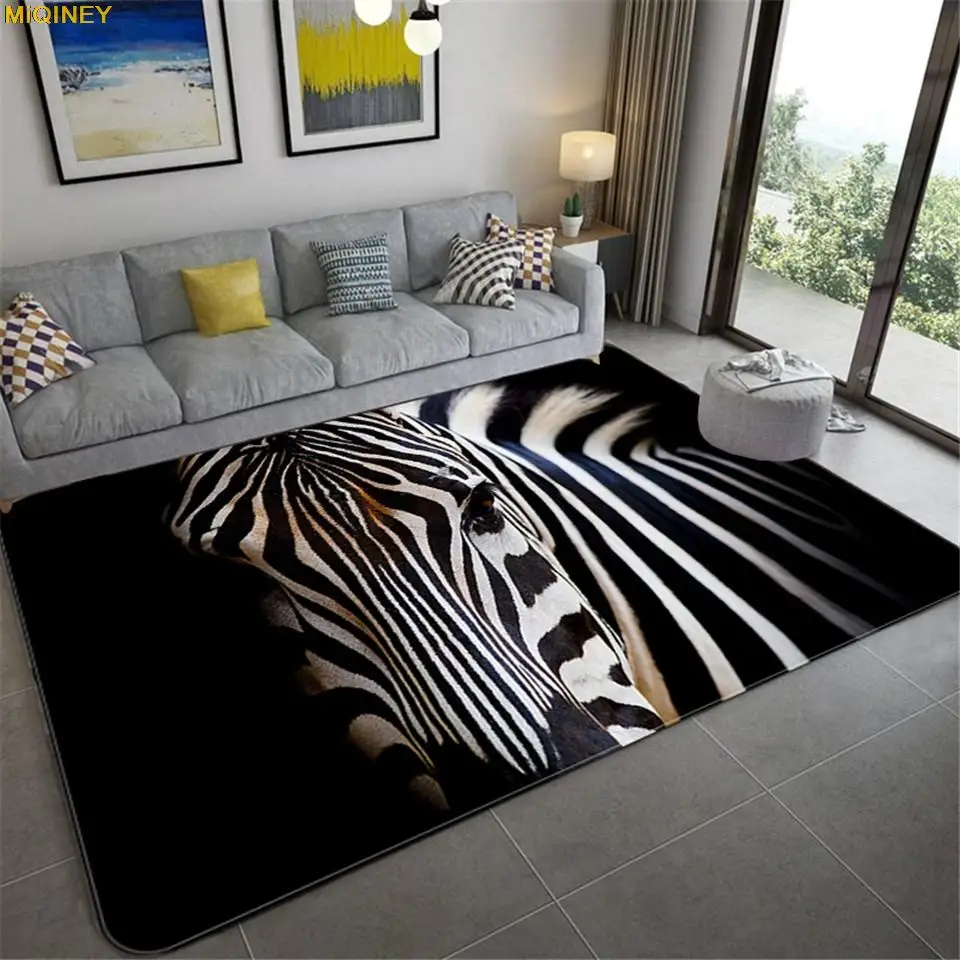 Luxury Black Zebra Pattern Big Carpet Europe And America Animal Printed Bedroom Rug Soft Sponge Bathroom Mat For Living Room
Luxury Black Zebra Pattern Big Carpet Europe And America Animal Printed Bedroom Rug Soft Sponge Bathroom Mat For Living Room