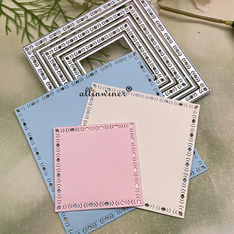 Folke dge Square Metal Cutting Dies Stencils Die Cut for DIY Scrapbooking Album Paper Card Embossing
Folke dge Square Metal Cutting Dies Stencils Die Cut for DIY Scrapbooking Album Paper Card Embossing