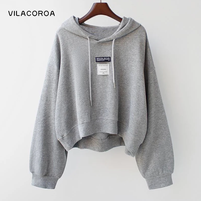 Trend Design Label Stitching Solid Sweatshirt Shirt Thin Loose Pullover Tops Long Sleeve Hoodies Foundation Korean Hooded Femme
Trend Design Label Stitching Solid Sweatshirt Shirt Thin Loose Pullover Tops Long Sleeve Hoodies Foundation Korean Hooded Femme