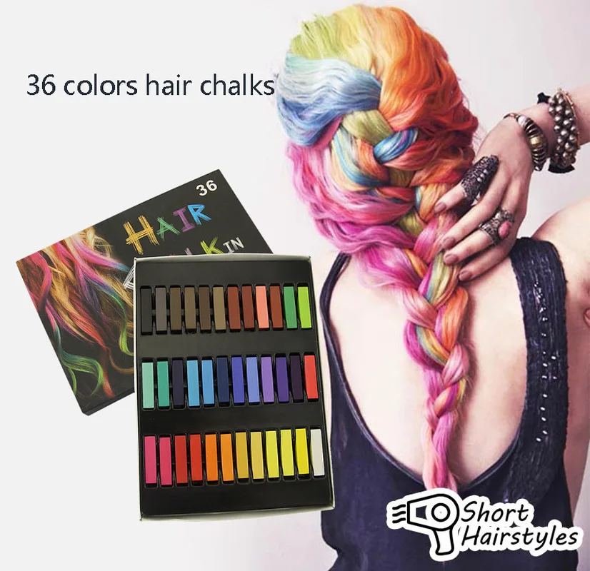 36pcs Colorful Hair Crayon Temporary Color Chalk for Coloring Hair Dye Pastels Kit DIY Styling Tools Creme Para Cabelo Set
36pcs Colorful Hair Crayon Temporary Color Chalk for Coloring Hair Dye Pastels Kit DIY Styling Tools Creme Para Cabelo Set