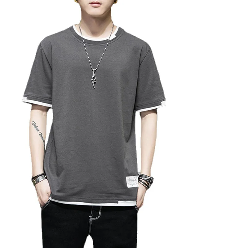Loose T Shirt Men Summer Casual Cotton Round Neck Boys Students Gothic T Shirt Oversized Streetwear Punk Korean Clothes Big Size
Loose T Shirt Men Summer Casual Cotton Round Neck Boys Students Gothic T Shirt Oversized Streetwear Punk Korean Clothes Big Size