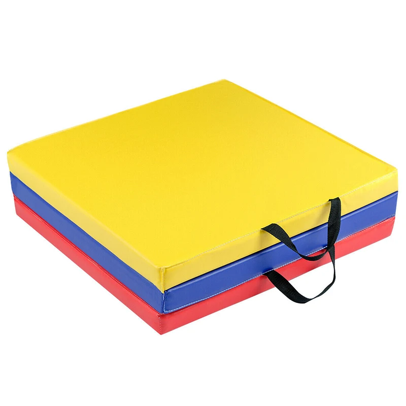 6' x 2' Yoga Mat Tri-Fold Exercise PU Gymnastics Mat with Carrying Handles High Density Resilient EPE Foam Yoga Pilates Mat
6' x 2' Yoga Mat Tri-Fold Exercise PU Gymnastics Mat with Carrying Handles High Density Resilient EPE Foam Yoga Pilates Mat