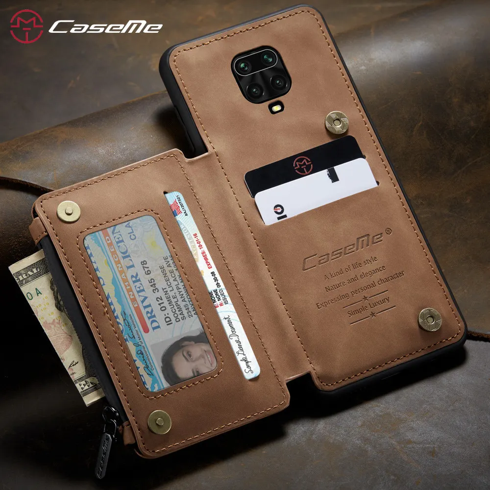 Wallet Case For XiaoMi RedMi Note 9s Note 8 Pro CaseMe Card Slot Zipper Leather Wallet for XiaoMi RedMi Note 9 Pro stand Cover
Wallet Case For XiaoMi RedMi Note 9s Note 8 Pro CaseMe Card Slot Zipper Leather Wallet for XiaoMi RedMi Note 9 Pro stand Cover