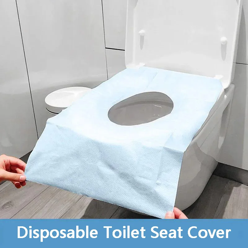 50Pcs Disposable Toilet Seat Cover Mat Portable 100% Waterproof Safety Toilet Seat Pad For Travel/Camping Bathroom Accessiories
50Pcs Disposable Toilet Seat Cover Mat Portable 100% Waterproof Safety Toilet Seat Pad For Travel/Camping Bathroom Accessiories