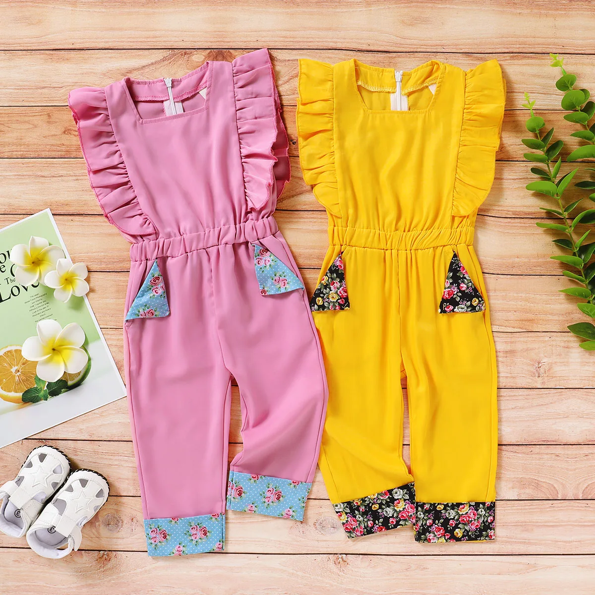 1-6Y Toddler Baby Kid Girls Ruffles Jumpsuit Summer Rompers Flower Overalls Playsuit Children Girls Costumes Clothes
1-6Y Toddler Baby Kid Girls Ruffles Jumpsuit Summer Rompers Flower Overalls Playsuit Children Girls Costumes Clothes