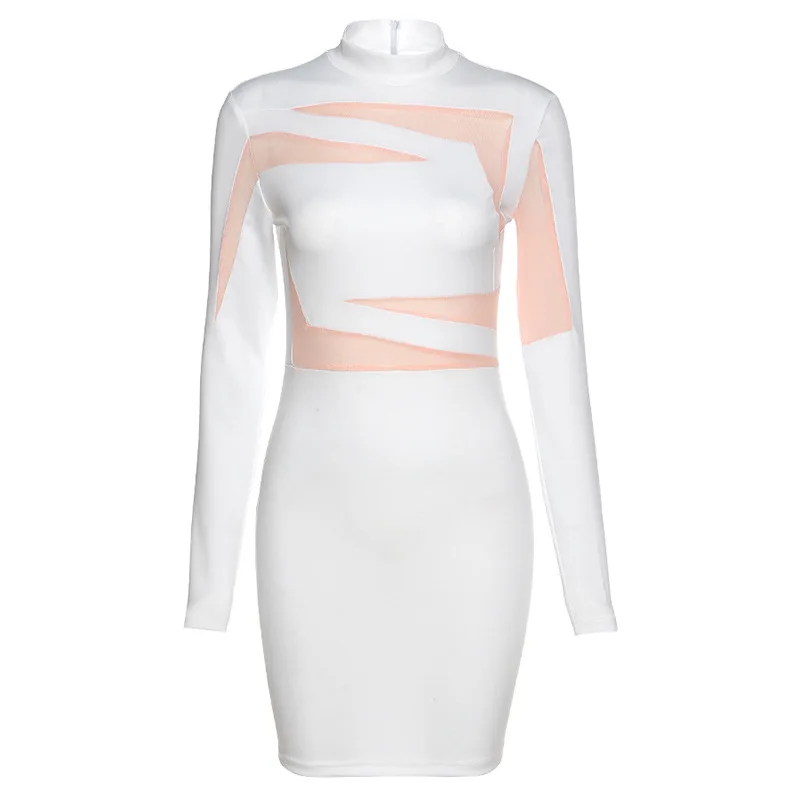 Oluolin Women Sexy Hollow Out Mini Dress Long Sleeve Bodycon White Solid High Waist Party Dresses Fashion Elegant Clothes
Oluolin Women Sexy Hollow Out Mini Dress Long Sleeve Bodycon White Solid High Waist Party Dresses Fashion Elegant Clothes