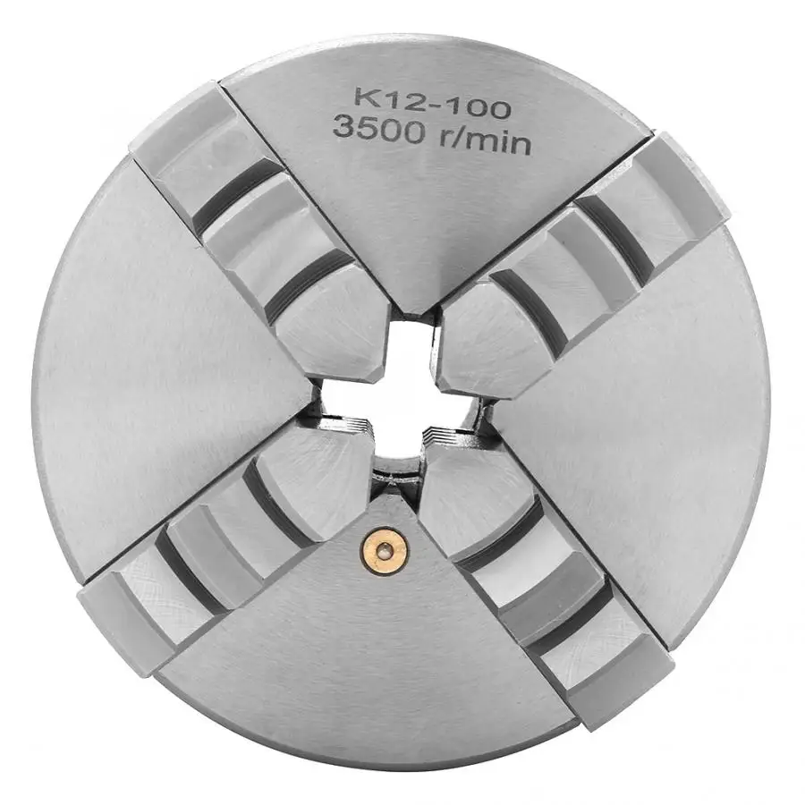 100mm K12-100 Lathe Chuck 4 Jaw Self-Centering With Extra Jaws Turning Machine Accessory | Инструменты
