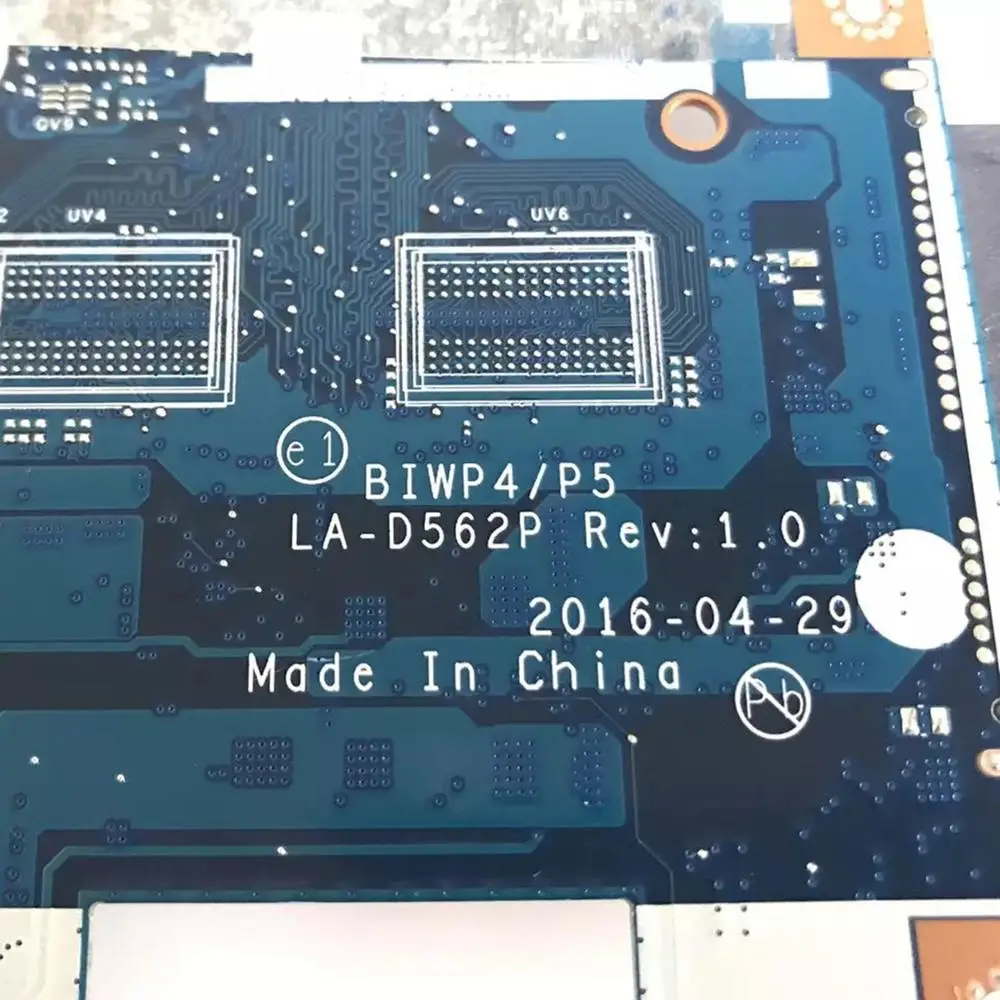 LA-D562P Laotop motherboard para Lenovo Ideapad 110-15ISK mainboard original 4G-RAM 4405U Pentium CPU 100% tested ok
LA-D562P Laotop motherboard para Lenovo Ideapad 110-15ISK mainboard original 4G-RAM 4405U Pentium CPU 100% tested ok