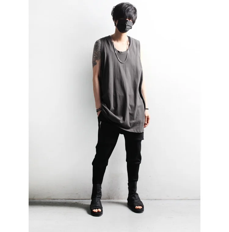 Mr. homemade hip-hop fashionable three-dimensional zipper pocket Leggings with thread stitching slim fitting nine point Harlan o
Mr. homemade hip-hop fashionable three-dimensional zipper pocket Leggings with thread stitching slim fitting nine point Harlan o