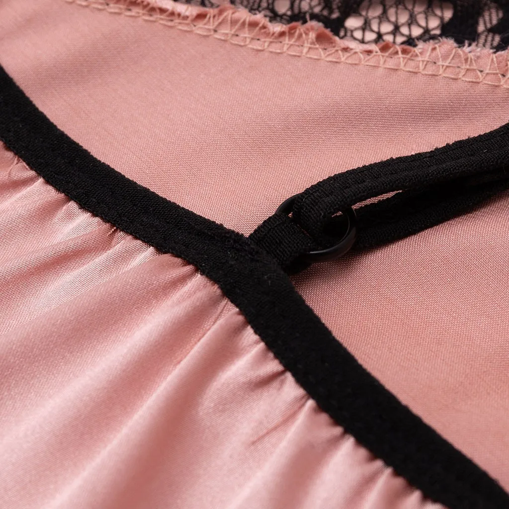 Women Sexy Lingerie Sleepwear 3PCS Lace Up Silk Satin Pajamas Set Sexy Suspenders Shorts Trousers Ladies Pyjamas Homewear
Women Sexy Lingerie Sleepwear 3PCS Lace Up Silk Satin Pajamas Set Sexy Suspenders Shorts Trousers Ladies Pyjamas Homewear