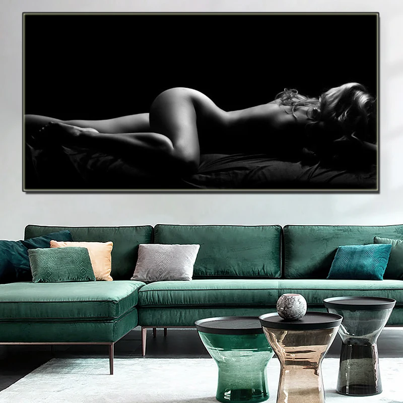 Modern Realistic Black Sexy Nude Woman Canvas Painting Figure Poster and Prints Wall Art Picture for Aesthetic Room Decor
Modern Realistic Black Sexy Nude Woman Canvas Painting Figure Poster and Prints Wall Art Picture for Aesthetic Room Decor