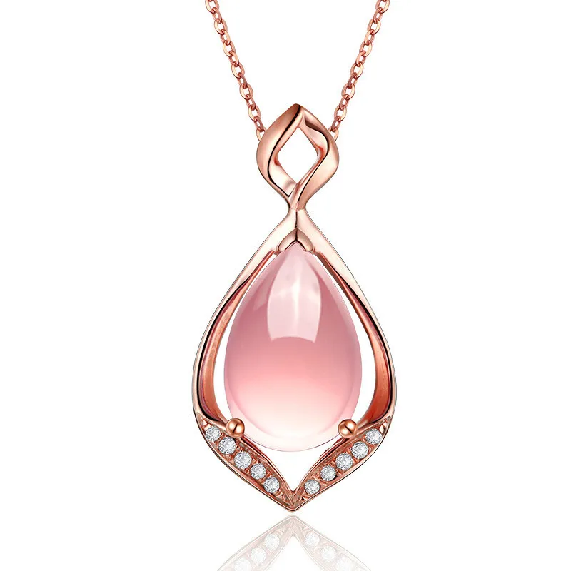Pink Jade Water drop Pendant Chalcedony Women Fashion 925 Silver Jewelry Gifts Necklace Amulet Natural
Pink Jade Water drop Pendant Chalcedony Women Fashion 925 Silver Jewelry Gifts Necklace Amulet Natural