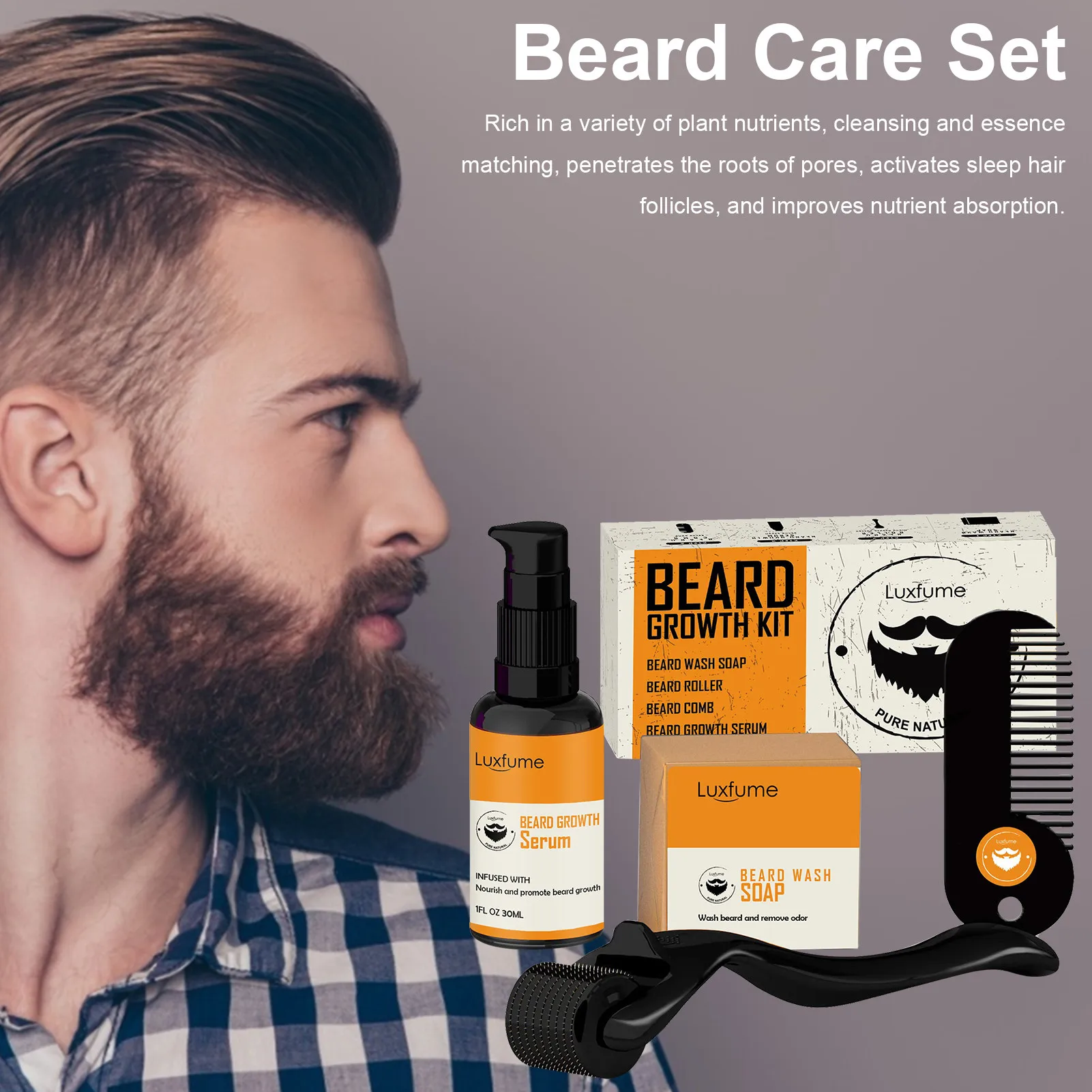 5PCS/set Male Beard Care Kit Men Beard Care Kit Styling Tool Beard Nourishing Growth Essential Oil Facial Beard Care Kit
5PCS/set Male Beard Care Kit Men Beard Care Kit Styling Tool Beard Nourishing Growth Essential Oil Facial Beard Care Kit