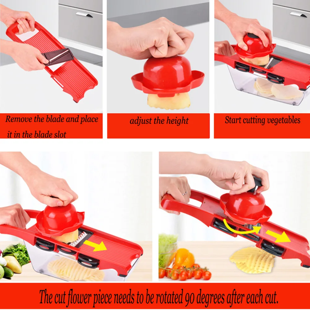 Kitchen Multifunctional Vegetable Cutter Household Vegetable Slicer Radish Potato Cucumber Shredder Food Storage Container
Kitchen Multifunctional Vegetable Cutter Household Vegetable Slicer Radish Potato Cucumber Shredder Food Storage Container