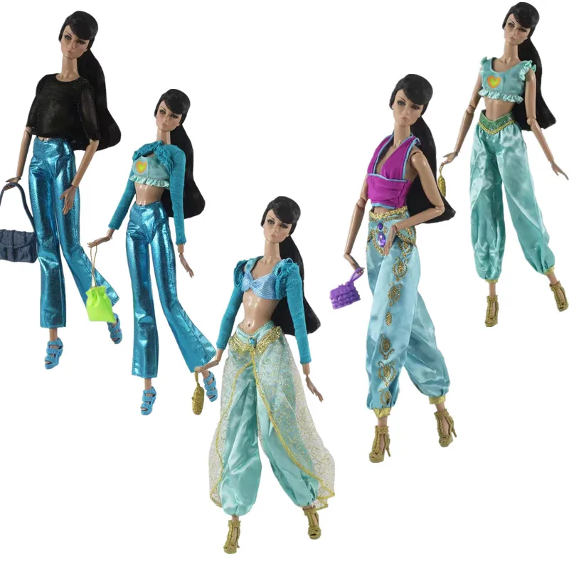 Fashion 1/6 BJD Doll Clothes For Barbie Clothes Outfits Set Crop Top Pants Trousers 11.5" Dolls Accessory Toys Girl Gift Cosplay
Fashion 1/6 BJD Doll Clothes For Barbie Clothes Outfits Set Crop Top Pants Trousers 11.5" Dolls Accessory Toys Girl Gift Cosplay