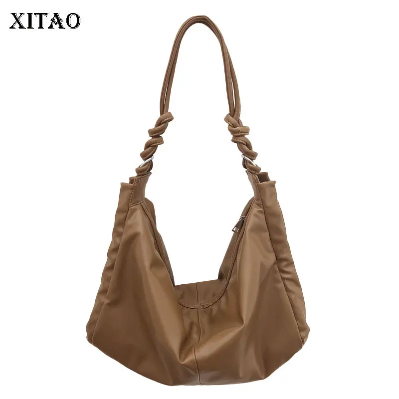 XITAO Pleated Shoulder Bags Fashion New Small Fresh Single Soft Handle with Zipper Pocket Patchwork Loose Shoulder Bags GWJ0590
XITAO Pleated Shoulder Bags Fashion New Small Fresh Single Soft Handle with Zipper Pocket Patchwork Loose Shoulder Bags GWJ0590
