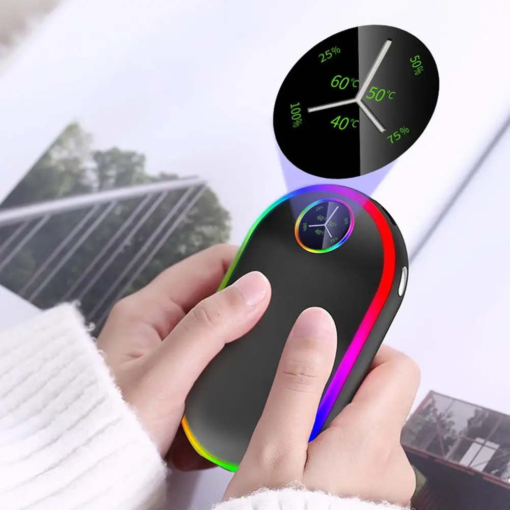 Winter USB Hand Warmer Portable 10000mAh 5V/2A Rechargeable Power Bank Quick Heating for Outdoor Sport Camping Hiking
Winter USB Hand Warmer Portable 10000mAh 5V/2A Rechargeable Power Bank Quick Heating for Outdoor Sport Camping Hiking