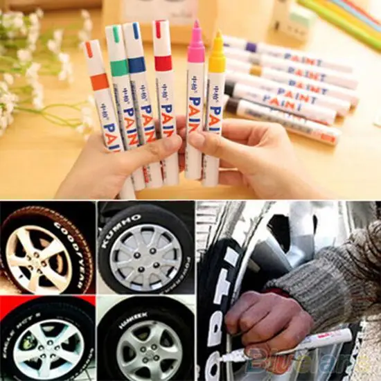 12 Color Waterproof Marker Pen Car Tyre Tire Tread CD Metal Permanent Paint Marker Graffti Oily Marker Macador Caneta Stationery
12 Color Waterproof Marker Pen Car Tyre Tire Tread CD Metal Permanent Paint Marker Graffti Oily Marker Macador Caneta Stationery