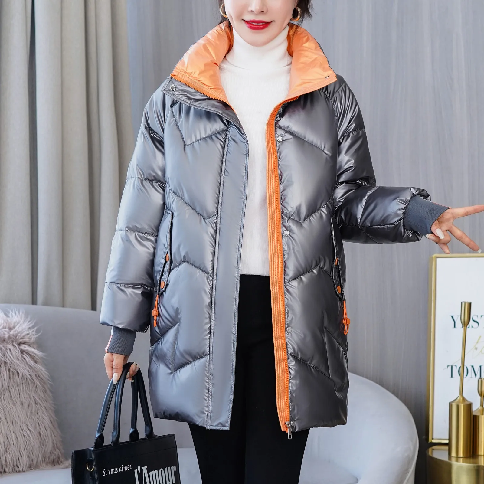 2021 Winter Cotton jacket Women Parkas New Thick Warm Hooded Student Coat Fashion Female Long Cotton-padded Jacket Coats
2021 Winter Cotton jacket Women Parkas New Thick Warm Hooded Student Coat Fashion Female Long Cotton-padded Jacket Coats