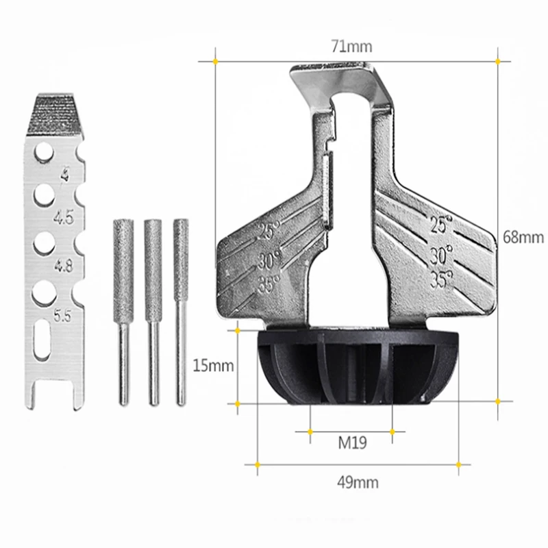 Chainsaw Sharpening Attachment Rotary Tool chain saw sharpener Attachment Chainsaw Sharpener Guide Drill Adapter Head Ruler
Chainsaw Sharpening Attachment Rotary Tool chain saw sharpener Attachment Chainsaw Sharpener Guide Drill Adapter Head Ruler