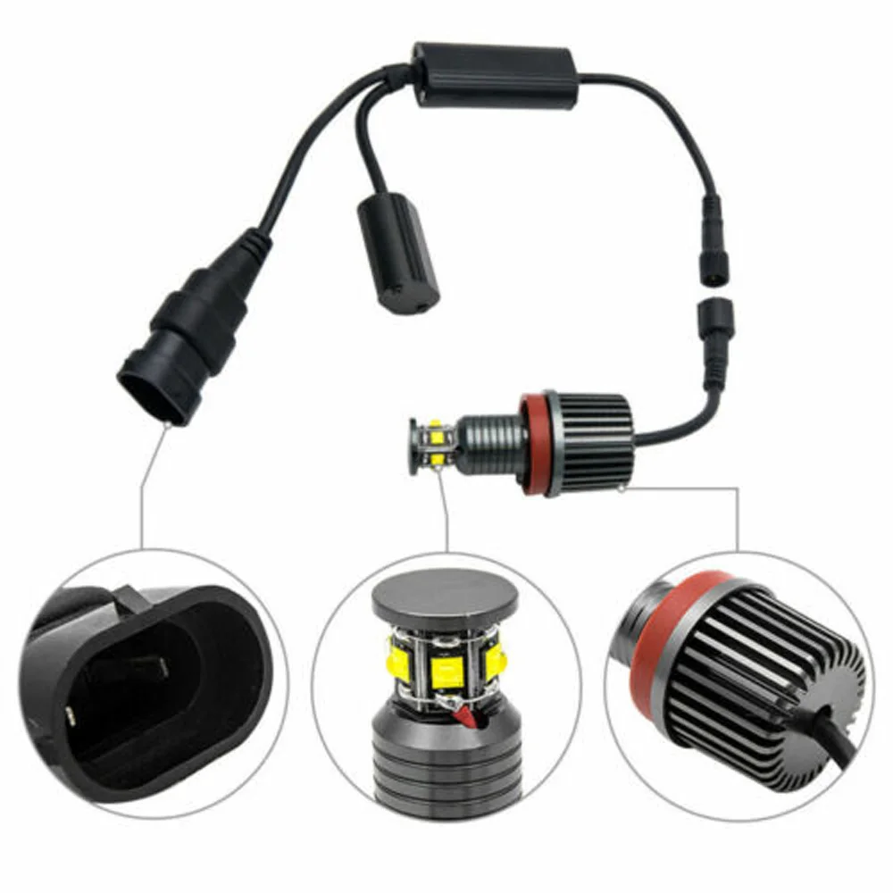 Parts LED Light Set Angel Eye Car For BMW 1-series E82 E87 E88 2008-2012 1 Pair 12V 1400LM
Parts LED Light Set Angel Eye Car For BMW 1-series E82 E87 E88 2008-2012 1 Pair 12V 1400LM
