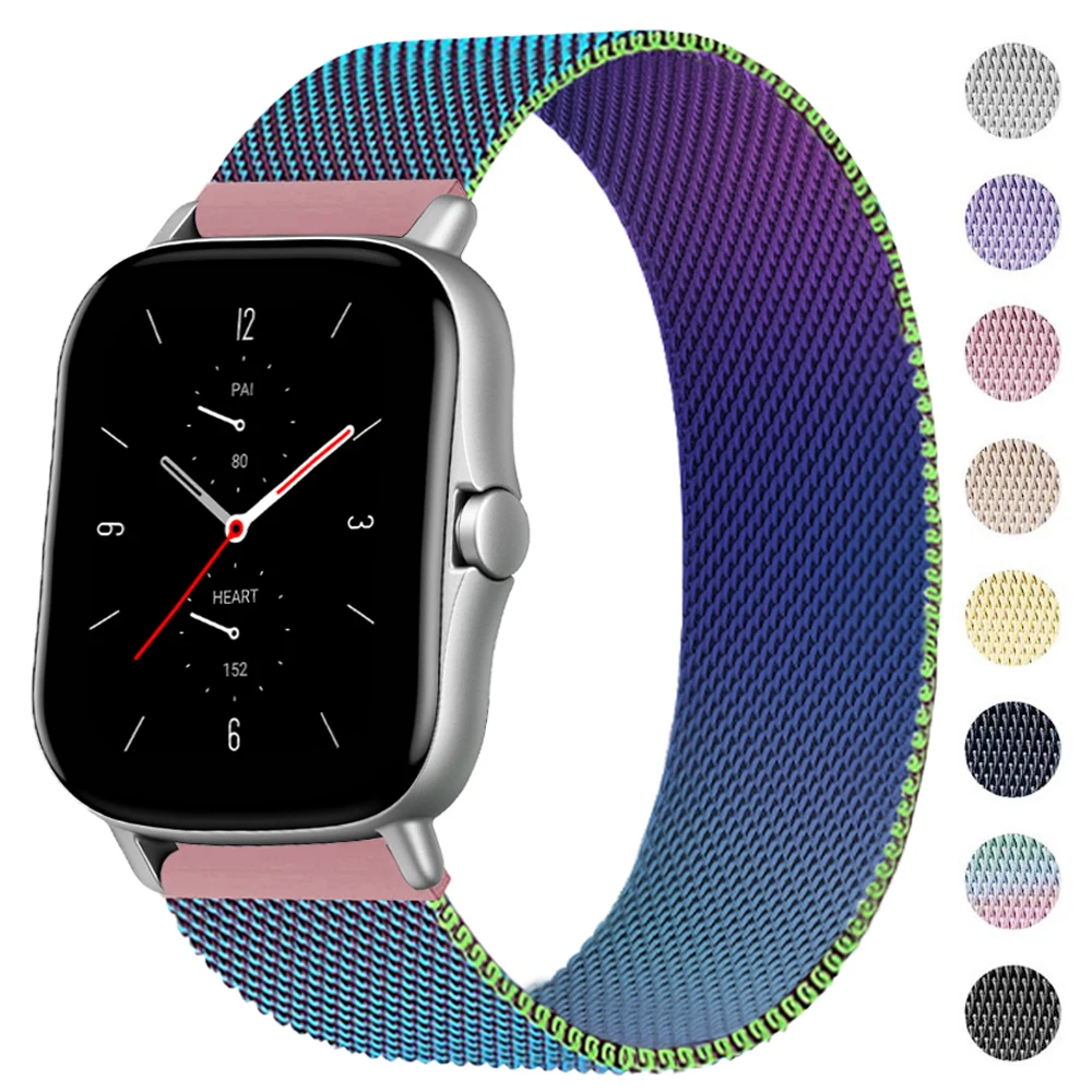 18mm Metal Loop Strap for Xiaomi Mi Watch Miui Bands Metal Magnetic Straps for Garmin Venu 2S Vivoactive 4S GarminMove 3S Correa 
18mm Metal Loop Strap for Xiaomi Mi Watch Miui Bands Metal Magnetic Straps for Garmin Venu 2S Vivoactive 4S GarminMove 3S Correa