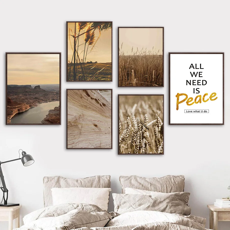 Reed Wheat Mountain River Gobi Sky Quote Wall Art Canvas Painting Nordic Posters And Prints Wall Pictures For Living Room Decor
Reed Wheat Mountain River Gobi Sky Quote Wall Art Canvas Painting Nordic Posters And Prints Wall Pictures For Living Room Decor