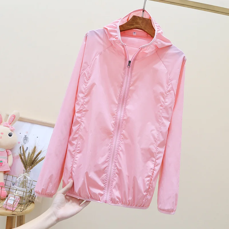 2020 New Sun Protection Clothing Candy Colors Long Sleeve Shirt Summer Beach Wear Sunscreen Anti-UV Jacket Hooded Coat Femme 127
2020 New Sun Protection Clothing Candy Colors Long Sleeve Shirt Summer Beach Wear Sunscreen Anti-UV Jacket Hooded Coat Femme 127