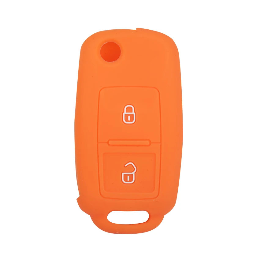 Cocolockey силиконовый чехол для автомобильного ключа VW Amarok Polo Golf MK4 Bora Jetta Altea Skoda Octavia