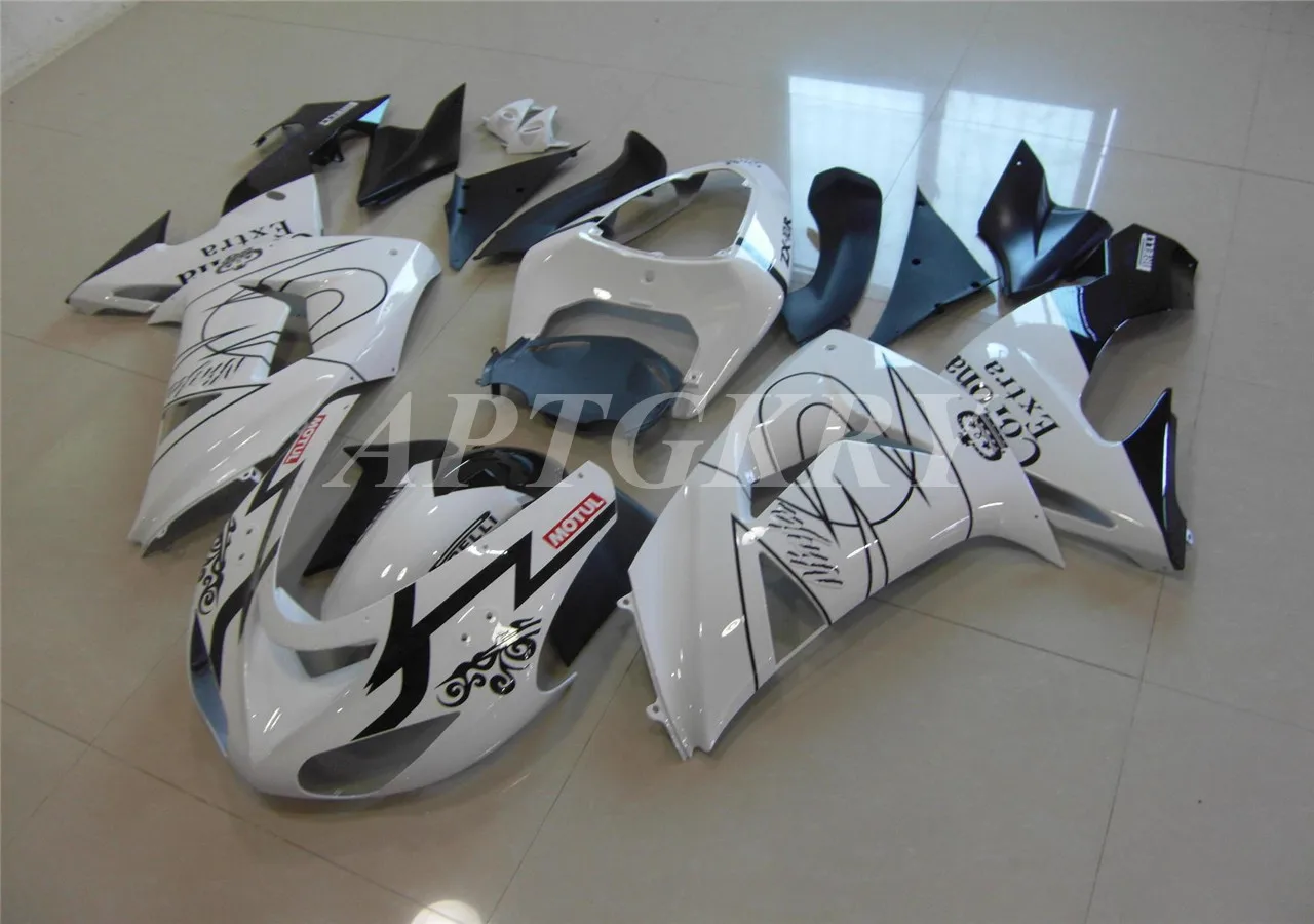 New ABS Plastic Shell Motorcycle Fairing kit Fit For kawasaki Ninja ZX10R 2006 2007 06 07 10R ZX-10R Custom Black White Cool
New ABS Plastic Shell Motorcycle Fairing kit Fit For kawasaki Ninja ZX10R 2006 2007 06 07 10R ZX-10R Custom Black White Cool