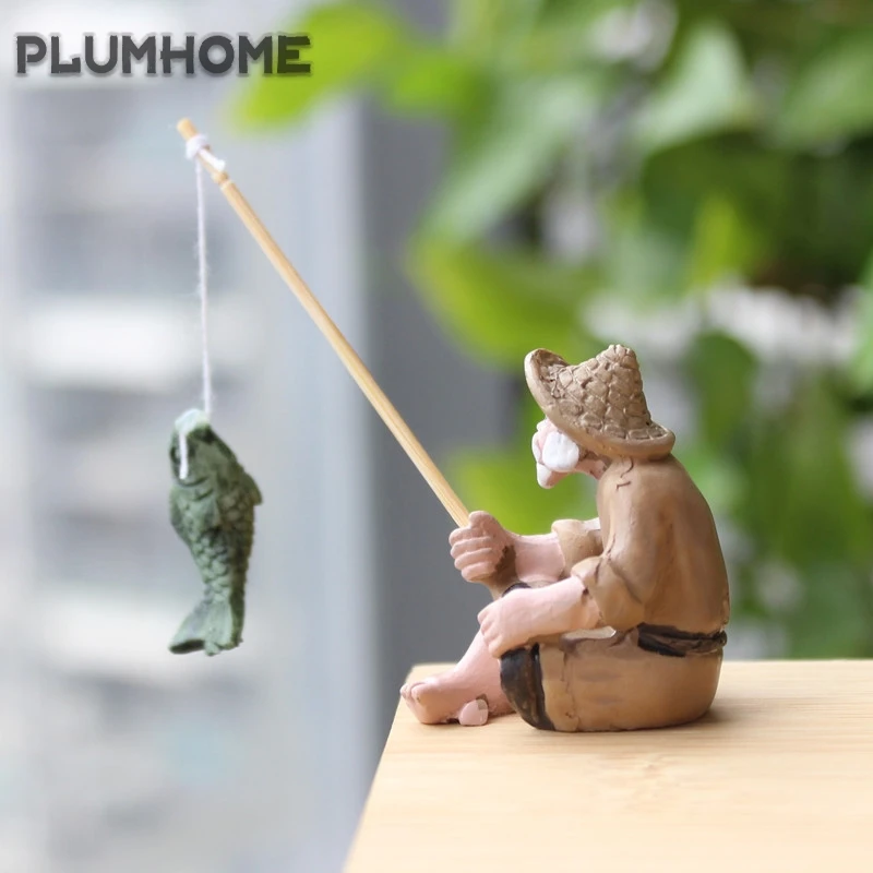 New Fishing Old Man Resin Figure Statue Sitting Garden Ornament Outdoor Garden Pool Micro-Landscape Bonsai Garden Crafts Hot
New Fishing Old Man Resin Figure Statue Sitting Garden Ornament Outdoor Garden Pool Micro-Landscape Bonsai Garden Crafts Hot
