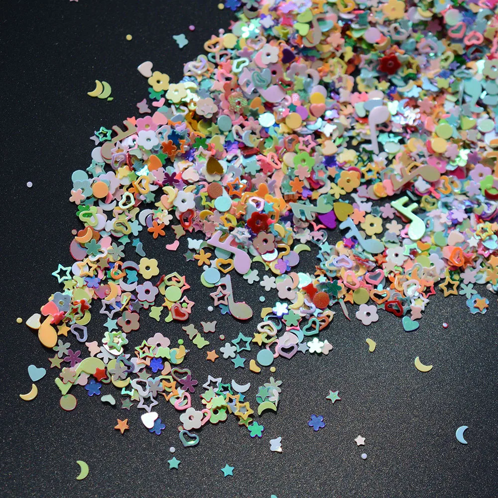 5000Pcs Mix Color Size Nail Art DIY Glitter 3MM Heart Star Flower Sequins Flakes Stickers Decoration For Crafts 
5000Pcs Mix Color Size Nail Art DIY Glitter 3MM Heart Star Flower Sequins Flakes Stickers Decoration For Crafts