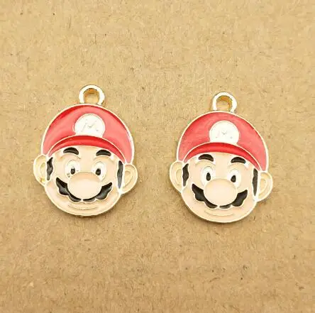 Ожерелье и серьги в виде головы Супер Марио 10 шт. | Украшения аксессуары