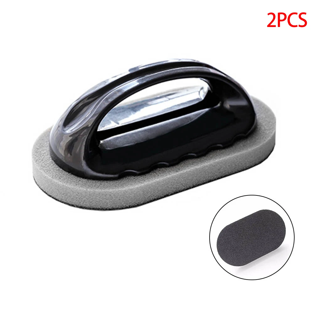 2 Pieces Handle Cleaning Sponge Emery Surface Brush Strong Decontamination Home Kitchen Cleaning Tool
2 Pieces Handle Cleaning Sponge Emery Surface Brush Strong Decontamination Home Kitchen Cleaning Tool