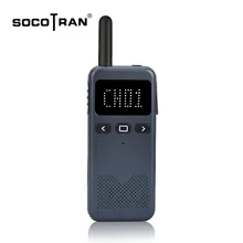 Walkie Talkie Socotran 1PCS 400-470MHz Portable Two Way Radios Original Brand Hunting Ham Mini Ultra thin Radio Talkie Walkie