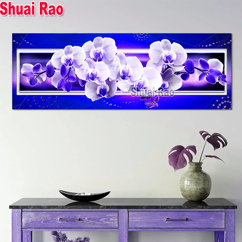 New diamond embroidery Blue Orchid 5d Diy Diamond painting Large Gorgeous Abstract Flower 3d pictures home decor,F411
New diamond embroidery Blue Orchid 5d Diy Diamond painting Large Gorgeous Abstract Flower 3d pictures home decor,F411