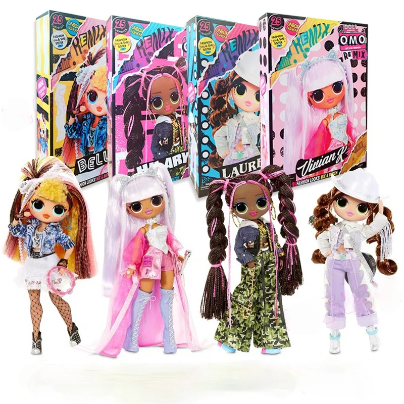 

Кукла сюрприз Lol Remix, модная одежда для большой сестры, разные записи, семейный игровой домик, куклы Lol, игрушки для девочек