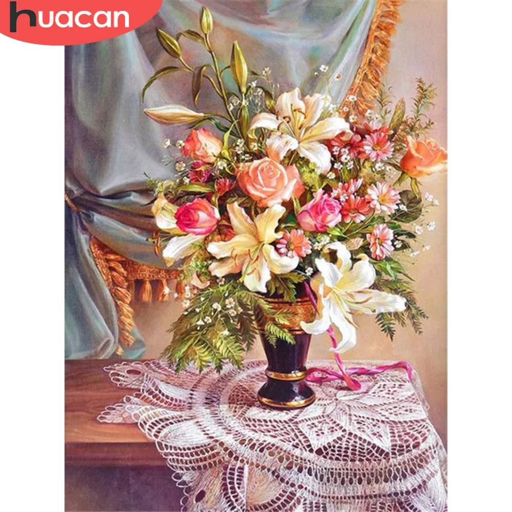 HUACAN Painting By Number Lily Flower Kits Drawing On Canvas DIY Picture By Number Vase HandPainted Gift Home Decoration
HUACAN Painting By Number Lily Flower Kits Drawing On Canvas DIY Picture By Number Vase HandPainted Gift Home Decoration