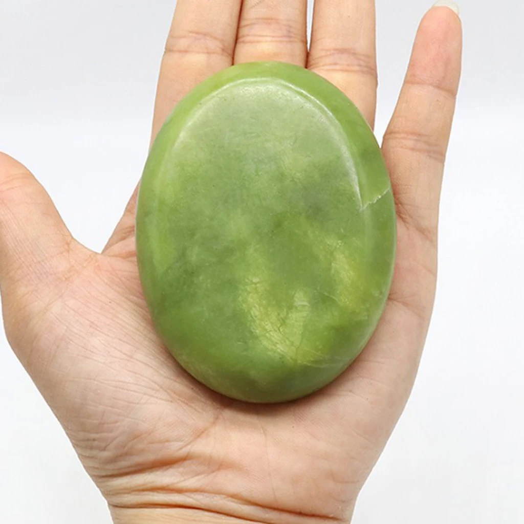 6 Pieces Large Massage Hot Stones Natural Oval Jade Stones for Body Spa
6 Pieces Large Massage Hot Stones Natural Oval Jade Stones for Body Spa
