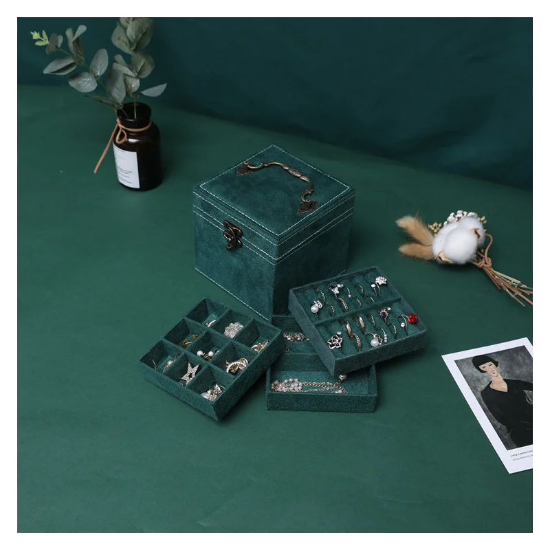 Женский фланелевый органайзер для ювелирных изделий, трехслойный большой держатель для колец, цепочек, серег, подвесок для макияжа, цвет зе...
Женский фланелевый органайзер для ювелирных изделий, трехслойный большой держатель для колец, цепочек, серег, подвесок для макияжа, цвет зе...