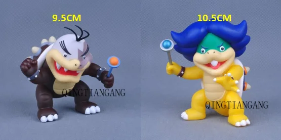 10cm Collection Game Koopalings Bowser Morton And Ludwig Blue Turtle Action Figure Toys,2pcs/set
10cm Collection Game Koopalings Bowser Morton And Ludwig Blue Turtle Action Figure Toys,2pcs/set