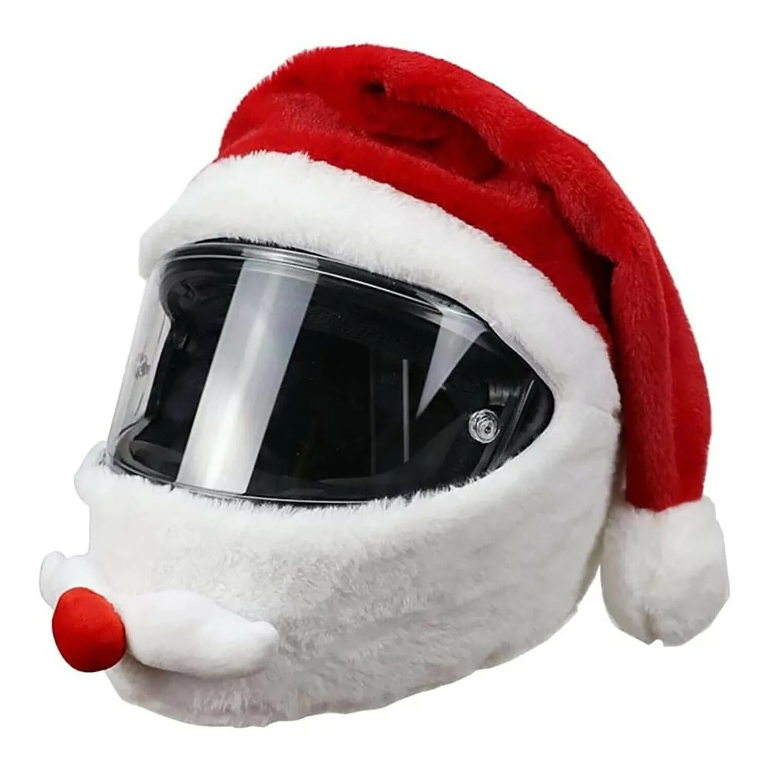 1pc Christmas Motorcycle Helmet Cover Red Coral Fleece Santa Claus Hat Personalized Xmas Motorbike Helmet Case
1pc Christmas Motorcycle Helmet Cover Red Coral Fleece Santa Claus Hat Personalized Xmas Motorbike Helmet Case