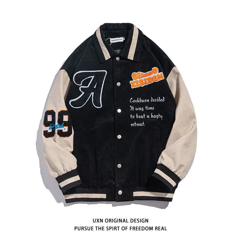 Winter Men's Jacket Retro Corduroy Embroidered Jacket Casual Jacket Warm Thicken Jacket Harajuku Streetwear XL Ladies Jacket
Winter Men's Jacket Retro Corduroy Embroidered Jacket Casual Jacket Warm Thicken Jacket Harajuku Streetwear XL Ladies Jacket