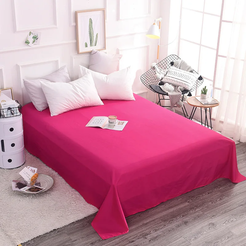 400 TC Bed sheet 100% cotton Sheets for Bed Pure Flat sheet Bedding Linen for RU Family King Queen Size Mattress cover
400 TC Bed sheet 100% cotton Sheets for Bed Pure Flat sheet Bedding Linen for RU Family King Queen Size Mattress cover