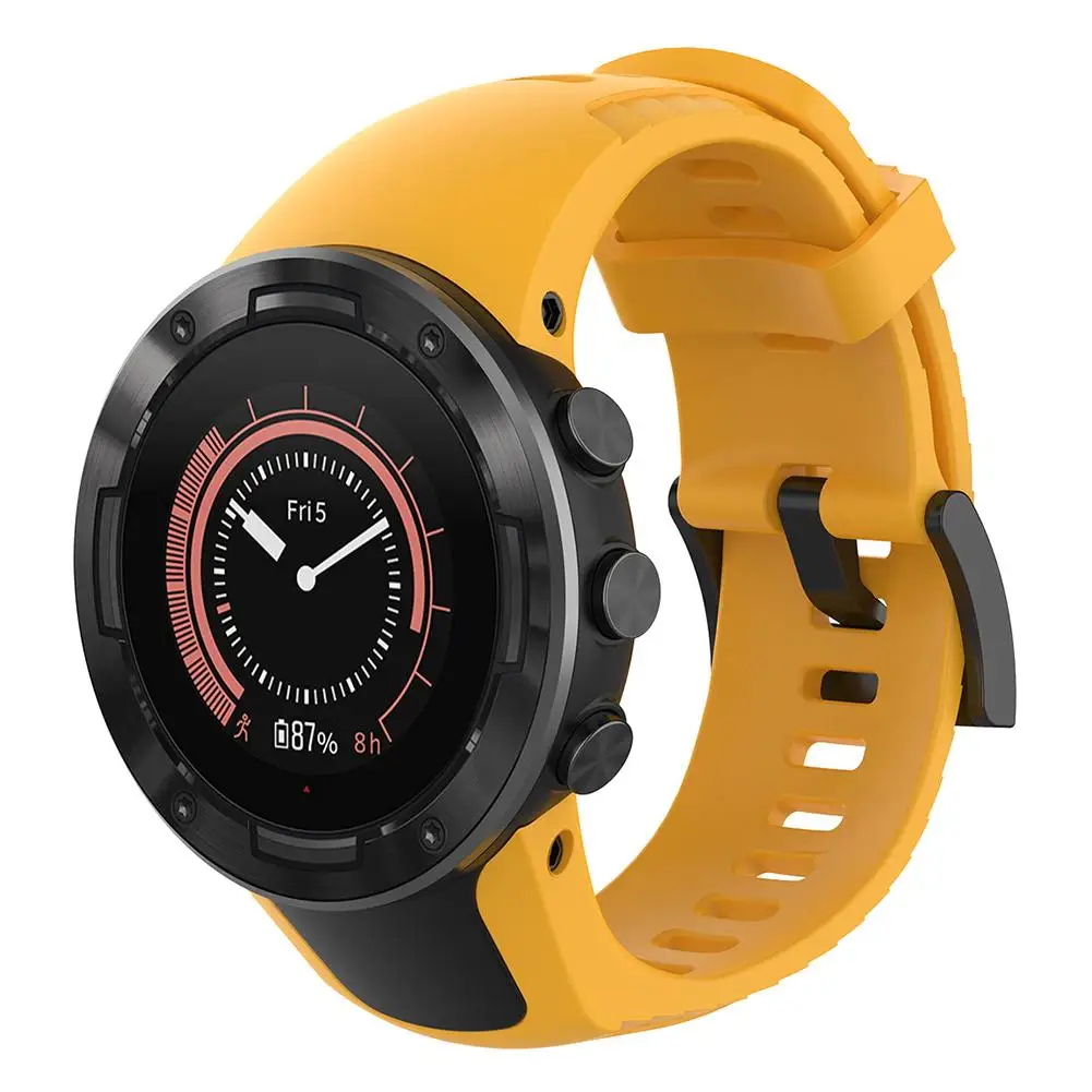 Soft Silicone Sports Band Wrist Strap Bracelet Simplicity Adjustable Durable Moderate Softness for Suunto 5 Watch Accessories
Soft Silicone Sports Band Wrist Strap Bracelet Simplicity Adjustable Durable Moderate Softness for Suunto 5 Watch Accessories