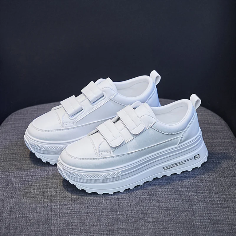 Women Sneakers Thick-Soled Casual Shoes Korean Version Velcro White Black Breathable Women Board Shoes Platform Running Shoes
Women Sneakers Thick-Soled Casual Shoes Korean Version Velcro White Black Breathable Women Board Shoes Platform Running Shoes