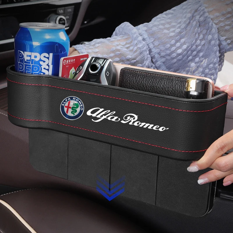 For Alfa Romeo Stelvio Giulia Car seat gap Leather storage box Multifunction case Interior Accessories
For Alfa Romeo Stelvio Giulia Car seat gap Leather storage box Multifunction case Interior Accessories