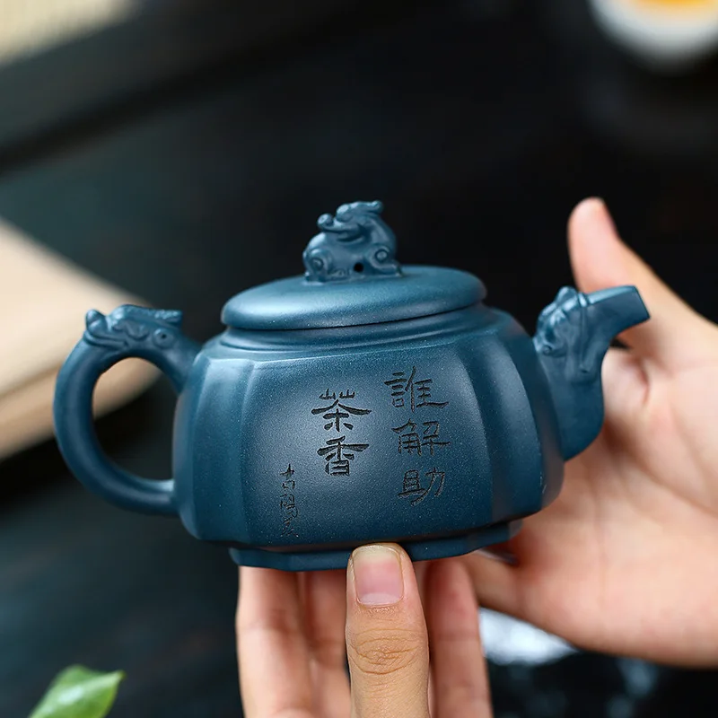 Yixing Famous Dragon Tea Pot Handmade Kung Fu Kettle Mud Green With Gift Box Creative Teaware
Yixing Famous Dragon Tea Pot Handmade Kung Fu Kettle Mud Green With Gift Box Creative Teaware